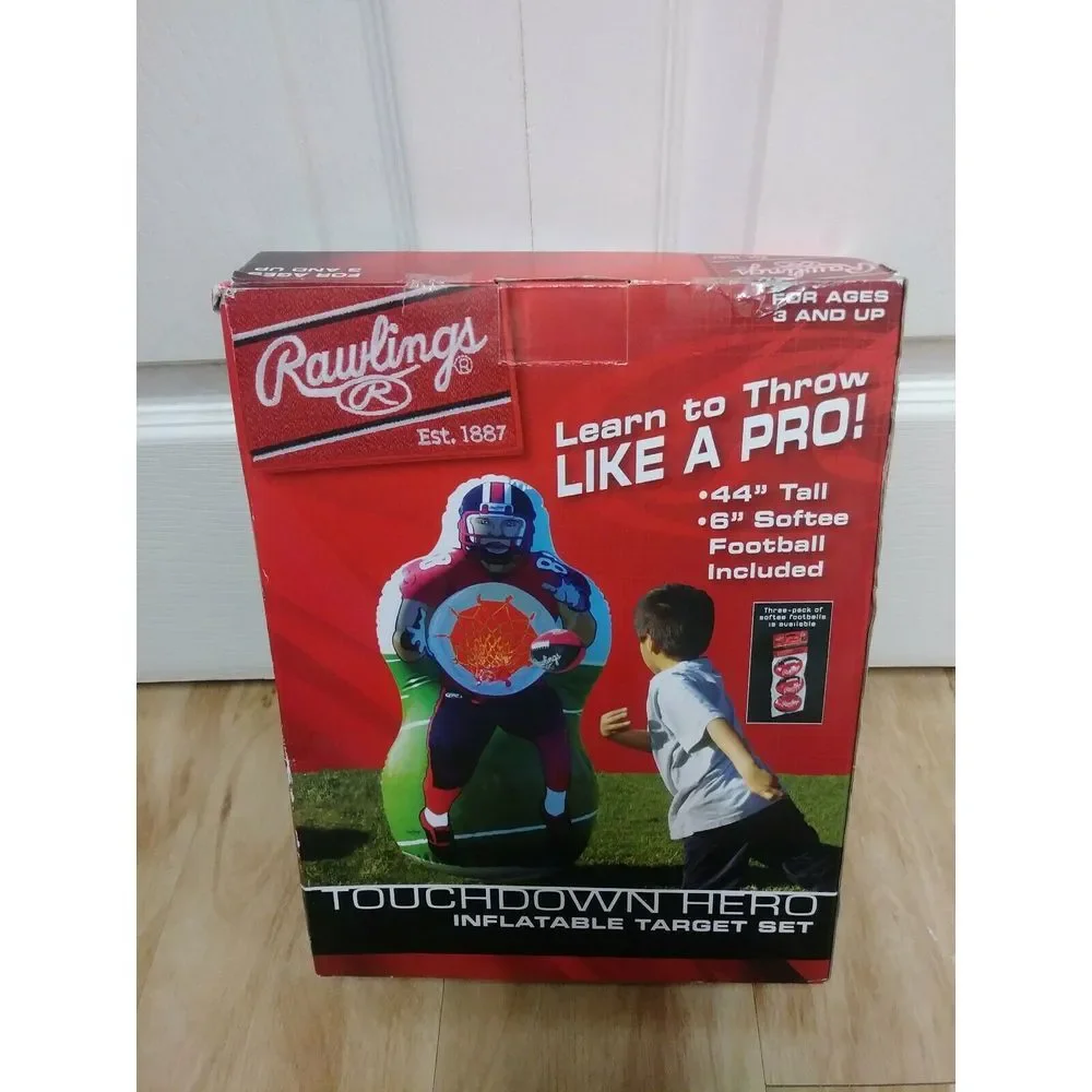 New Rawlings Touchdown Hero Inflatable Target‎ Set - Picture 2 of 3